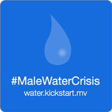 #MaleWaterCrisis-icoon