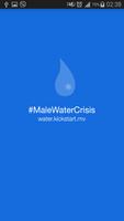 #MaleWaterCrisis poster