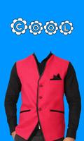 Modi Style Jacket Photo Suit الملصق