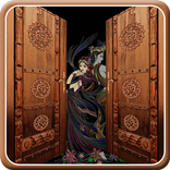 God Door Lock Krishna