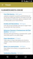 Club Americanista Club América capture d'écran 2