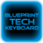 Icona Blue Tech Keyboard Skin