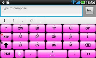 Pink Glow Better Keyboard Skin screenshot 3