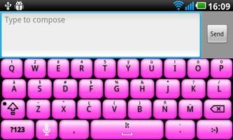 Pink Glow Better Keyboard Skin screenshot 1