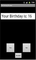 BirthdayGuess скриншот 1