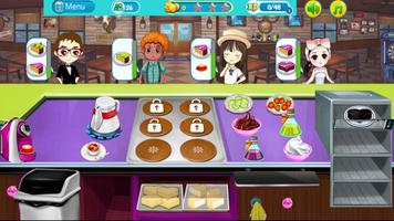 カフェストーリーカフェゲーム - コーヒーショップレストランゲーム スター シェフレストラン スクリーンショット 1