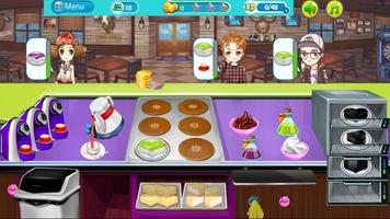 カフェストーリーカフェゲーム - コーヒーショップレストランゲーム スター シェフレストラン スクリーンショット 2