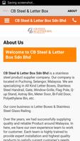 2 Schermata Cbsteel-letterbox.com.my