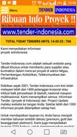 TENDER INDONESIA Poster