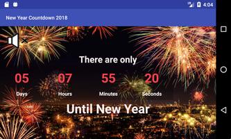 New Year Countdown 2018 capture d'écran 1