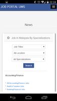 Job Portal UMS capture d'écran 2