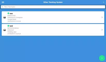 GDex Tracking APK download