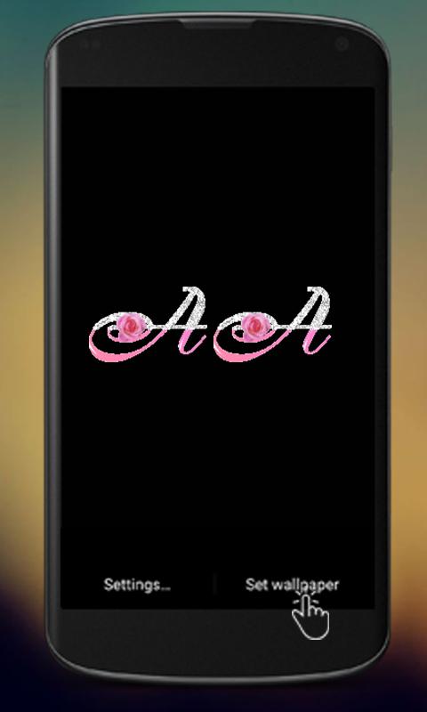 Pink Name Live Wallpaper APK pour Android Télécharger