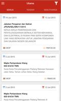 Tender Online Selangor 2.0 اسکرین شاٹ 1
