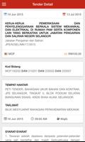 Tender Online Selangor 2.0 اسکرین شاٹ 2