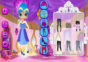 Shimmer Shine 👗 Dress Up Game capture d'écran 1