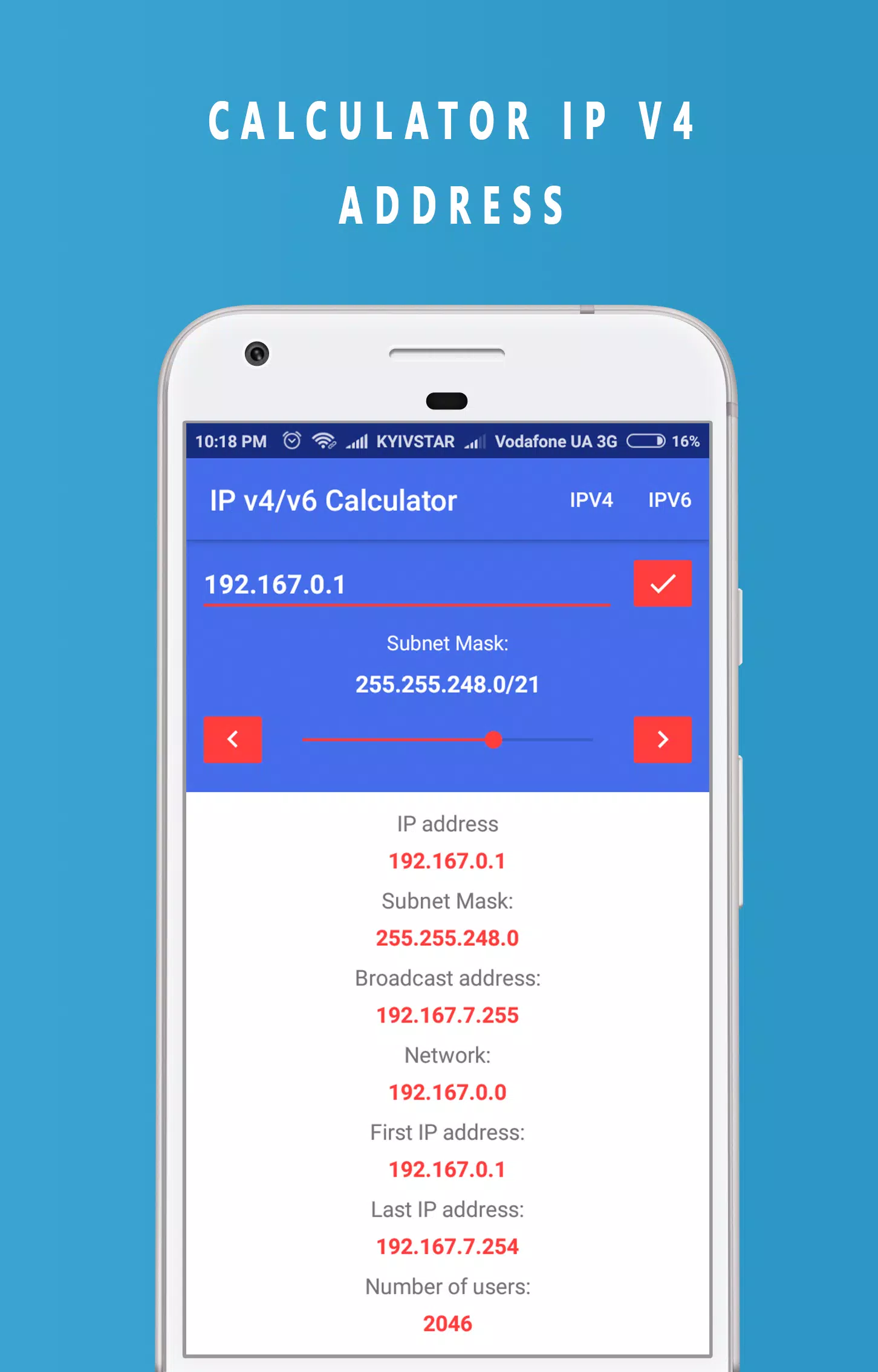 IPv4 and IPv6 Calculator APK for Android Download