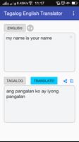 Tagalog English Translator screenshot 2