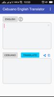 Cebuano English Translator โปสเตอร์