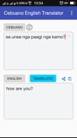 Cebuano English Translator ภาพหน้าจอ 1