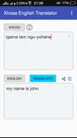 Xhosa English Translator 截图 1