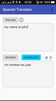 English Spanish Translator 海报