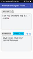 2 Schermata Indonesian English Translator
