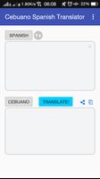 Cebuano Spanish Translator syot layar 1