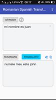 Romanian Spanish Translator screenshot 2