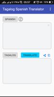 Tagalog Spanish Translator โปสเตอร์