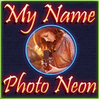 My Name Photo Neon आइकन