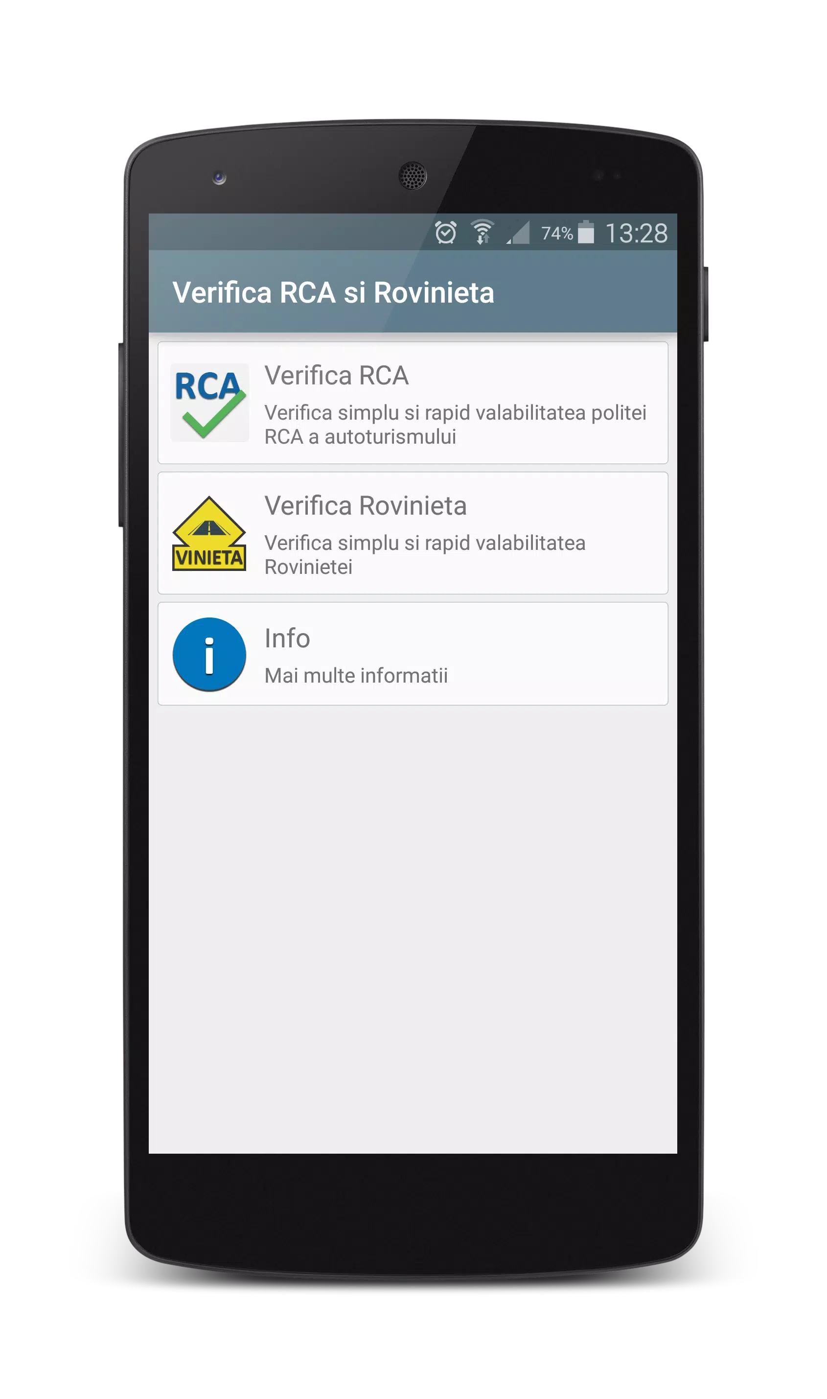 Verifica RCA si Rovinieta APK for Android Download