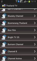 Thailand TV Channels Online captura de pantalla 1