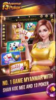 Myanmar 13 Poker Affiche