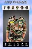 Army Photo Suit Affiche