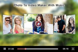 Photo Video Maker With Music Affiche