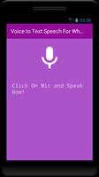 Voice to Text Speech - For whats app facebook chat capture d'écran 2