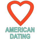 American Dating, chat, communication, dates アイコン