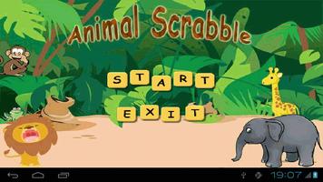 Poster Animal Scrabble