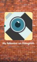 My followers on instagram الملصق