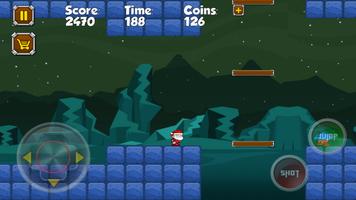 Classic Mario-Xmas Santa Jump capture d'écran 2
