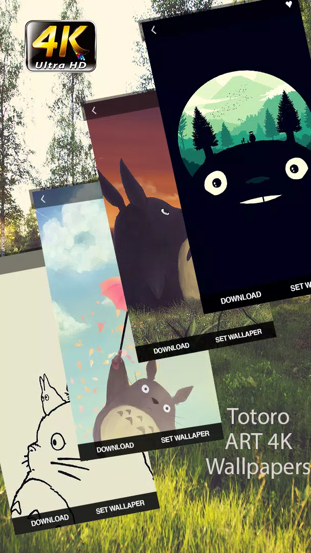 Download Do Apk De Papeis De Parede Totoro Hd 4k Para Android