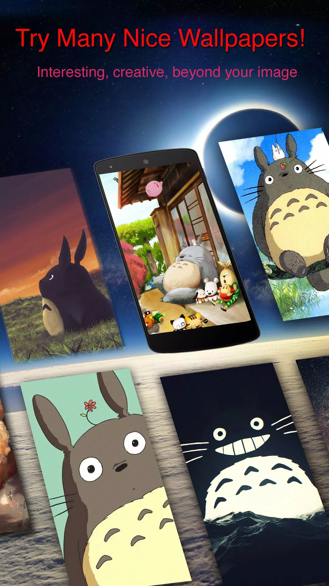 Download Do Apk De Papeis De Parede Totoro Hd 4k Para Android