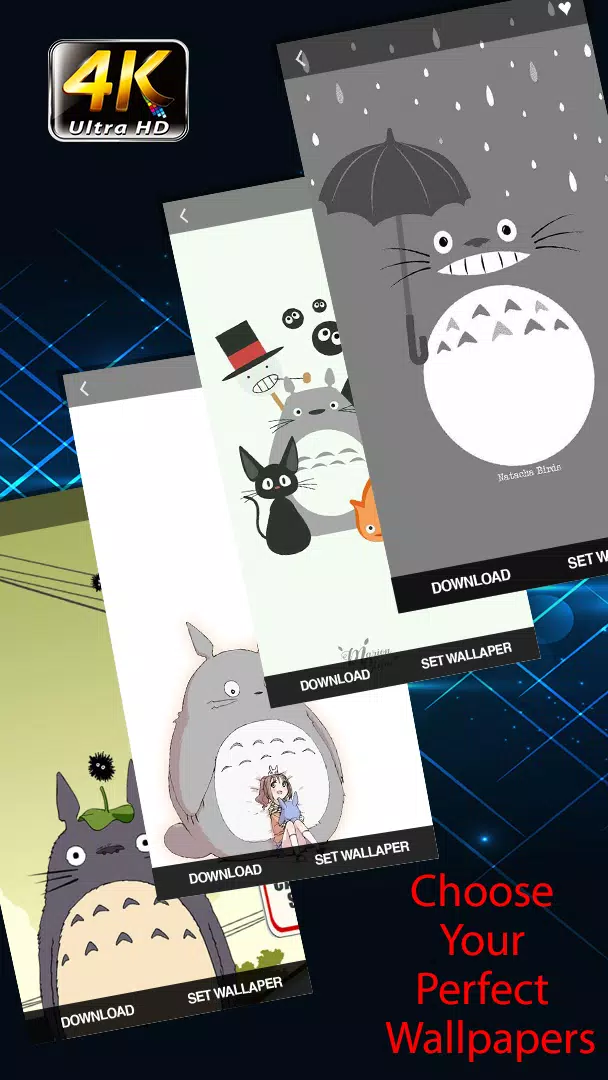 Download Do Apk De Papeis De Parede Totoro Hd 4k Para Android