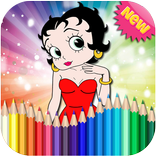 How to Color Betty Boop - Coloring Book