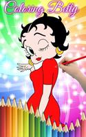 How to Color Betty Boop - Coloring Book capture d'écran 2