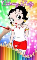 How to Color Betty Boop - Coloring Book capture d'écran 3
