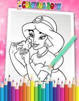 How To Color Disney Princess - Coloring Book Ekran Görüntüsü 1