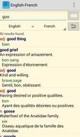 ENGLISH FRENCH DICTIONARY 海報