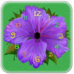 Flower Live  Clock Wallpaper